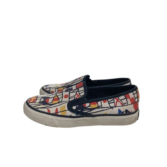 Sperry Women's  size 5M Multicolor Abstract Canvas Slip-On sneakers Shoes - Picture 4 of 8